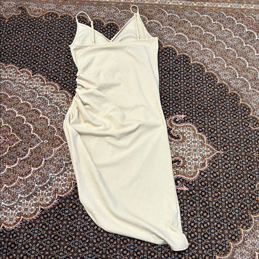 Mango Cream Midi Dress - Picture 6 of 7